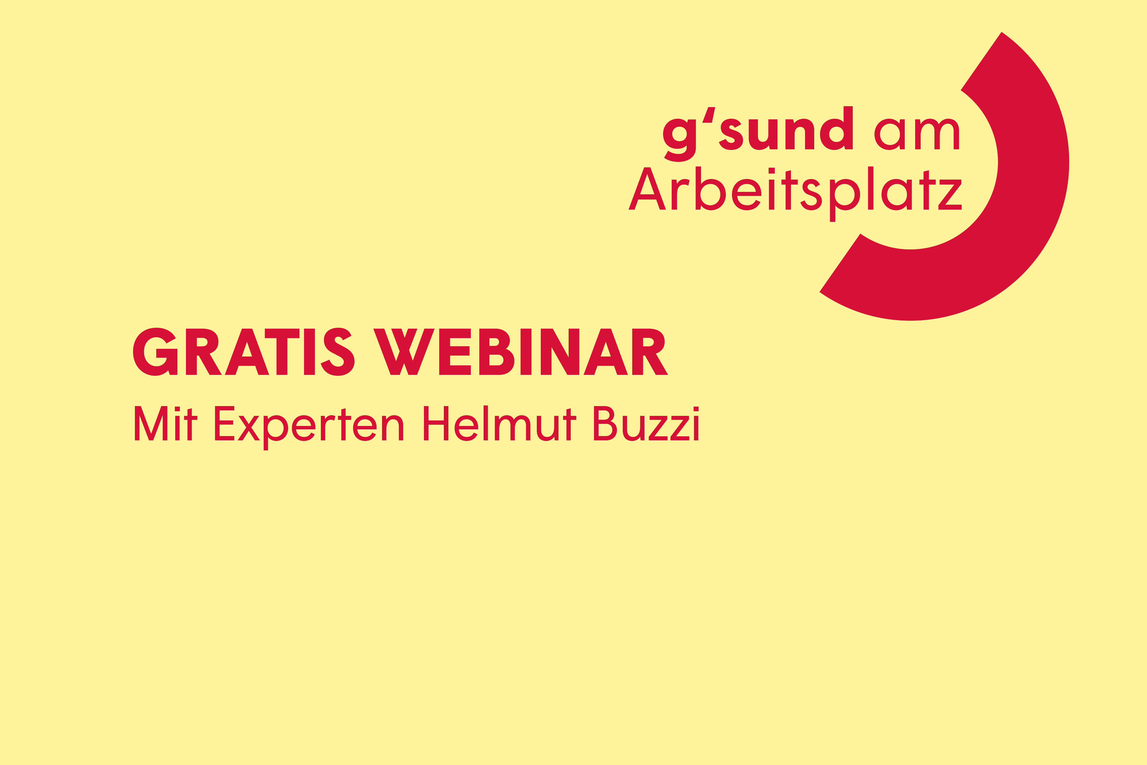 Aw gsund webinar