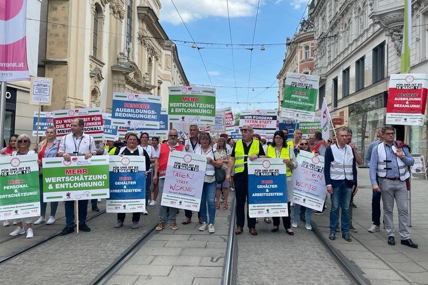 DEMO "15 nach 12" Graz 12.05.2022