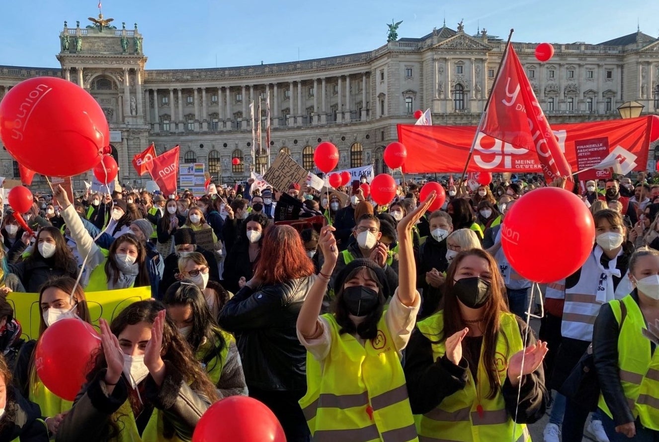 Demonstration Gesundheitskollaps 2021