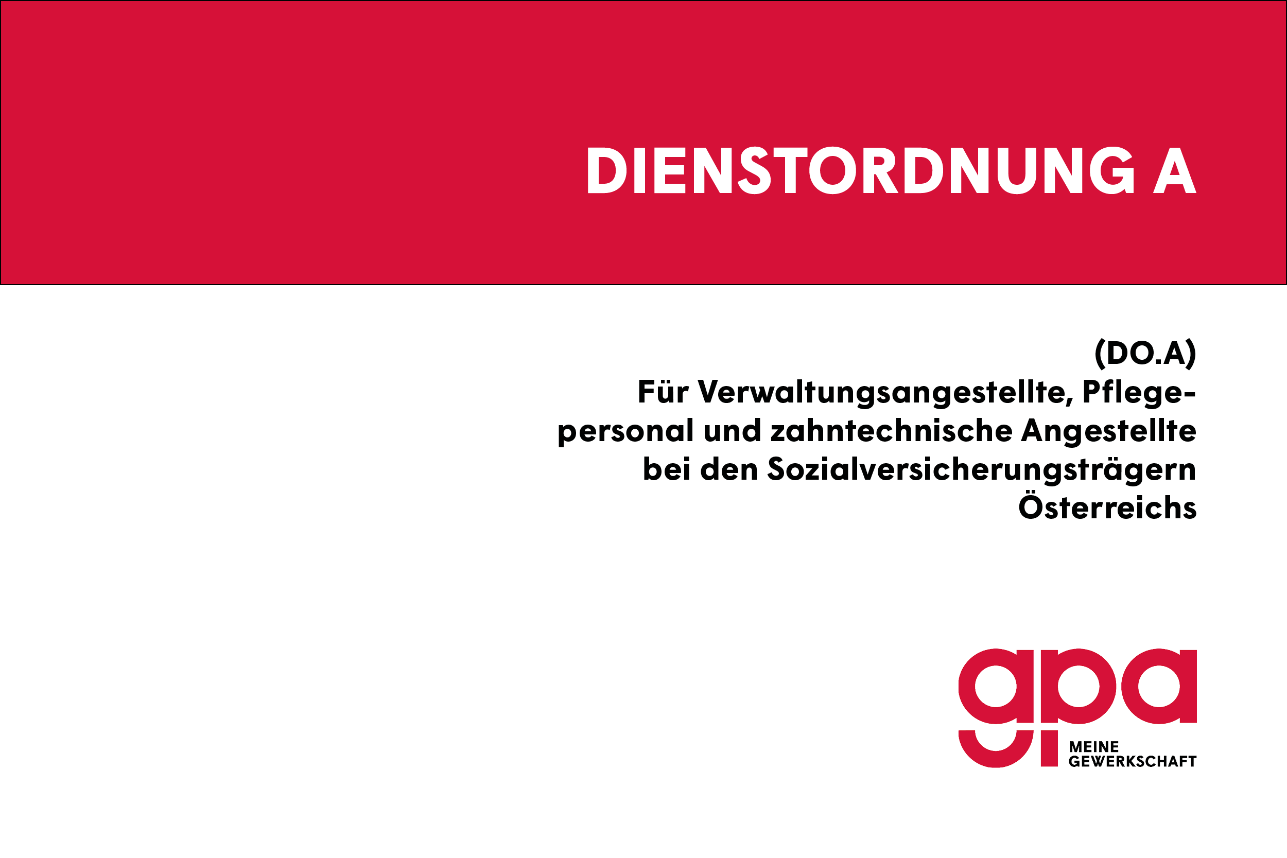 Dienstordnung A - 2021