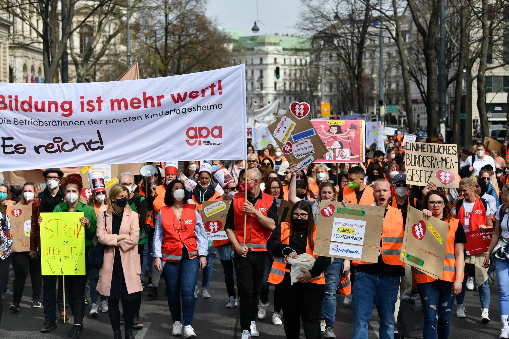 Über 8.000 bei Betriebsversammlung der Wiener privaten Kindergärten, Horte und schulischer Freizeitpädagogik