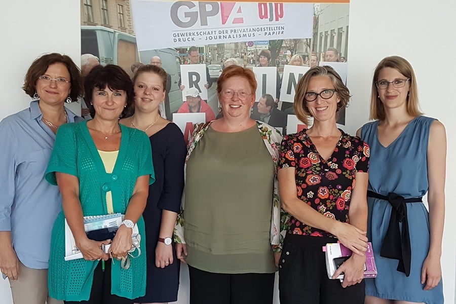 GPA-djp Arbeitsgruppe Digitalisierung mit Christina Colclough (UNI Global)