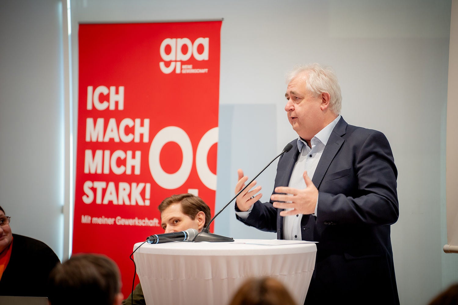 Chefverhandler der Gewerkschaft GPA, Wolfgang Pischinger.