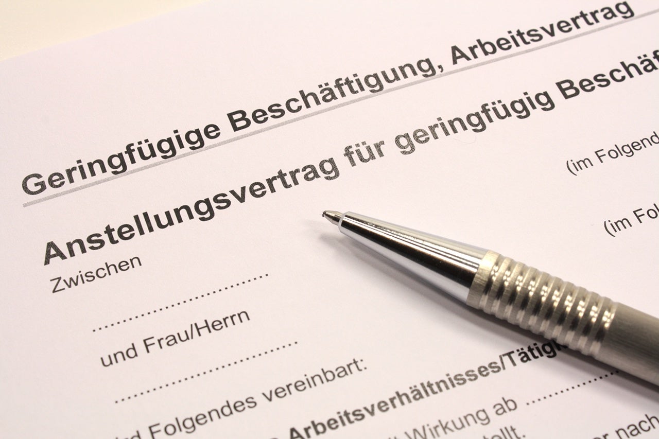Geringfügige Beschäftigung