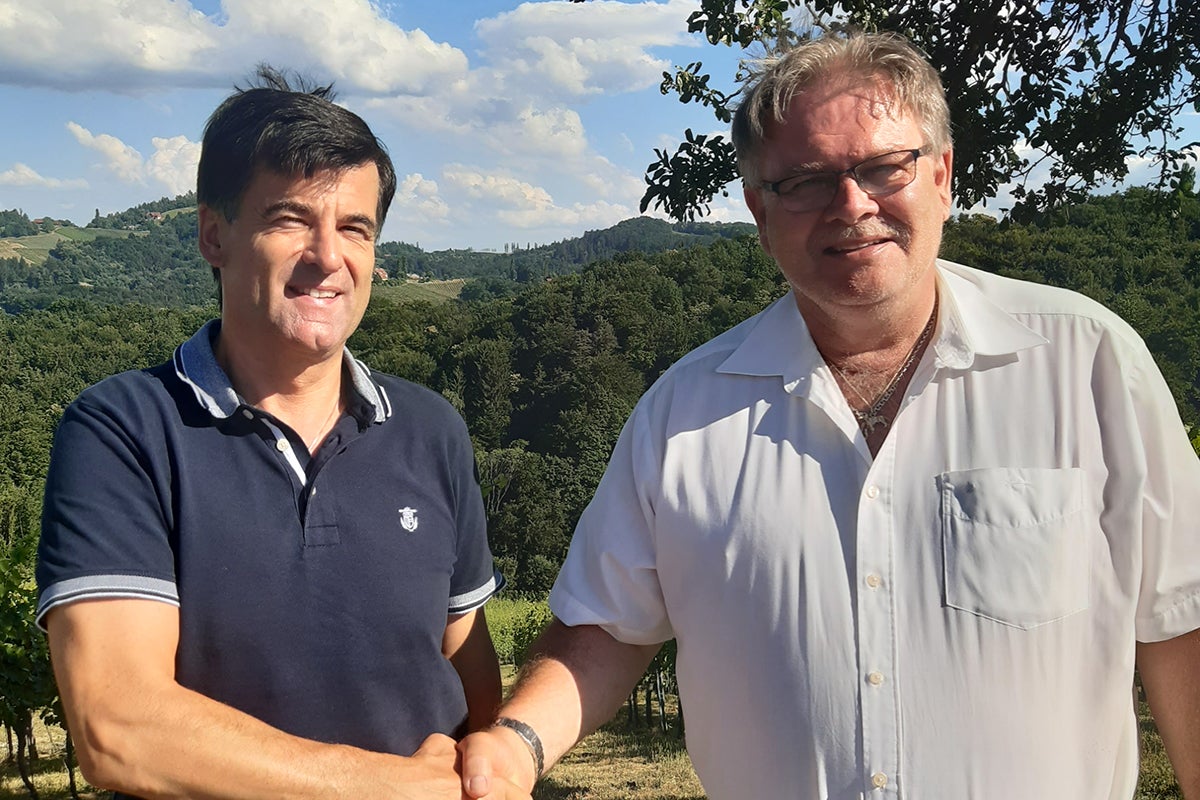 links: Peter Kraihamer, rechts: Helmut Tomek