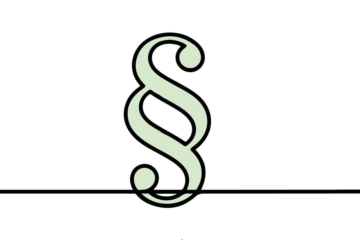 Mitgliederservice one line drawing