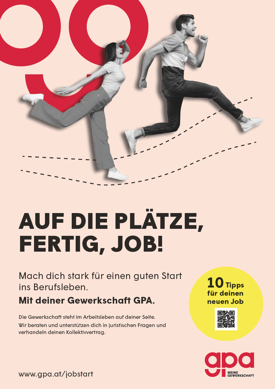 Plakat - Auf die Plätze, fertig, Job!