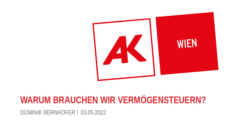Warum brauchen wir Vermögenssteuern