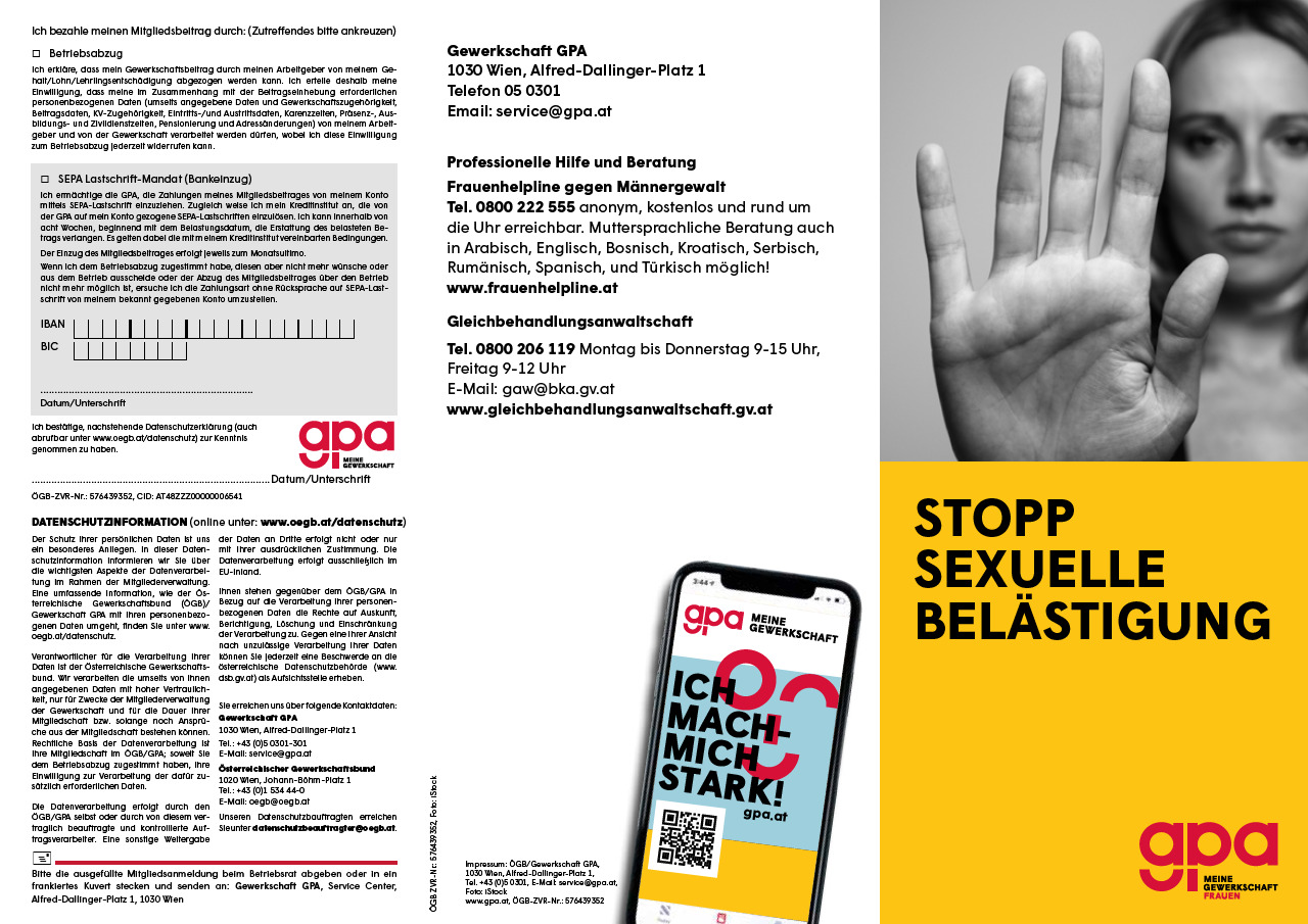 Stopp sexuelle Belästigung