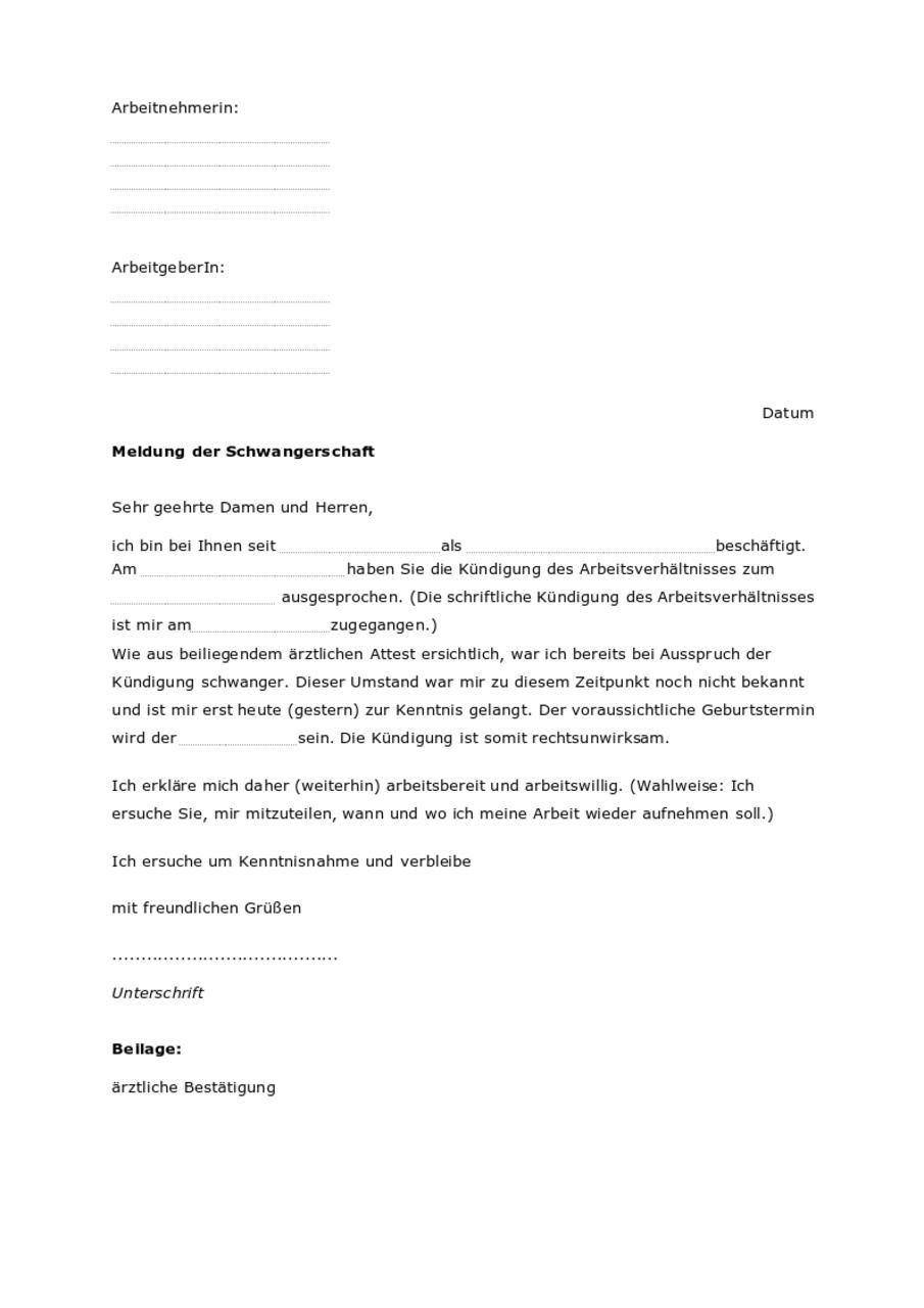 Vordruck Vorzeitige Beendigung Der Elternzeit / Https Www ...