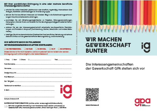 WIR MACHEN GEWERKSCHAFT BUNTER
