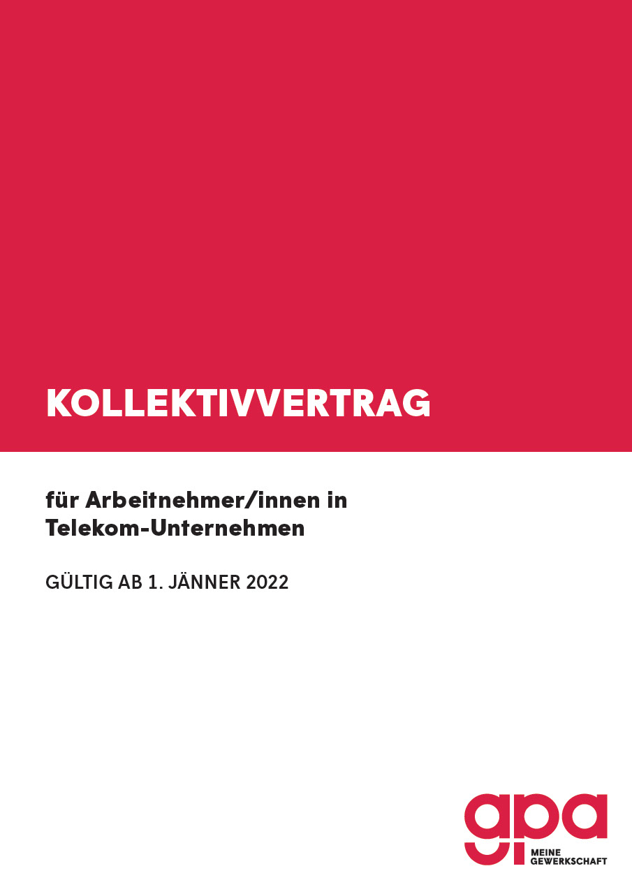 Kollektivvertrag für Arbeitnehmer/innen in Telekom‑Unternehmen
