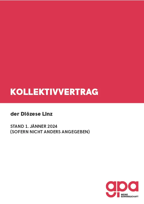 Kollektivvertrag 2024 der Diözese Linz