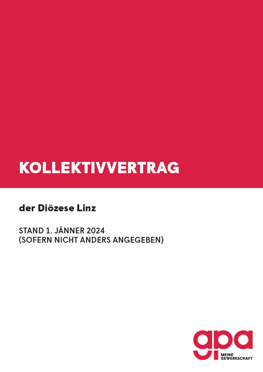 Kollektivvertrag 2024 der Diözese Linz