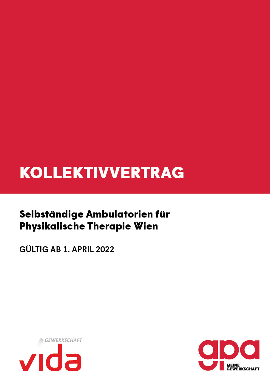 Kollektivvertrag 202 Selbständige Ambulatorien für Physikalische Therapie Wien