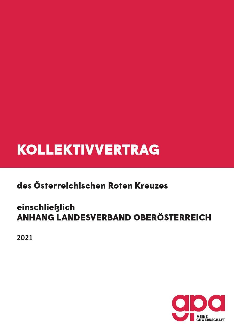 Kollektivvertrag 2021 des Österreichischen Roten Kreuzes
