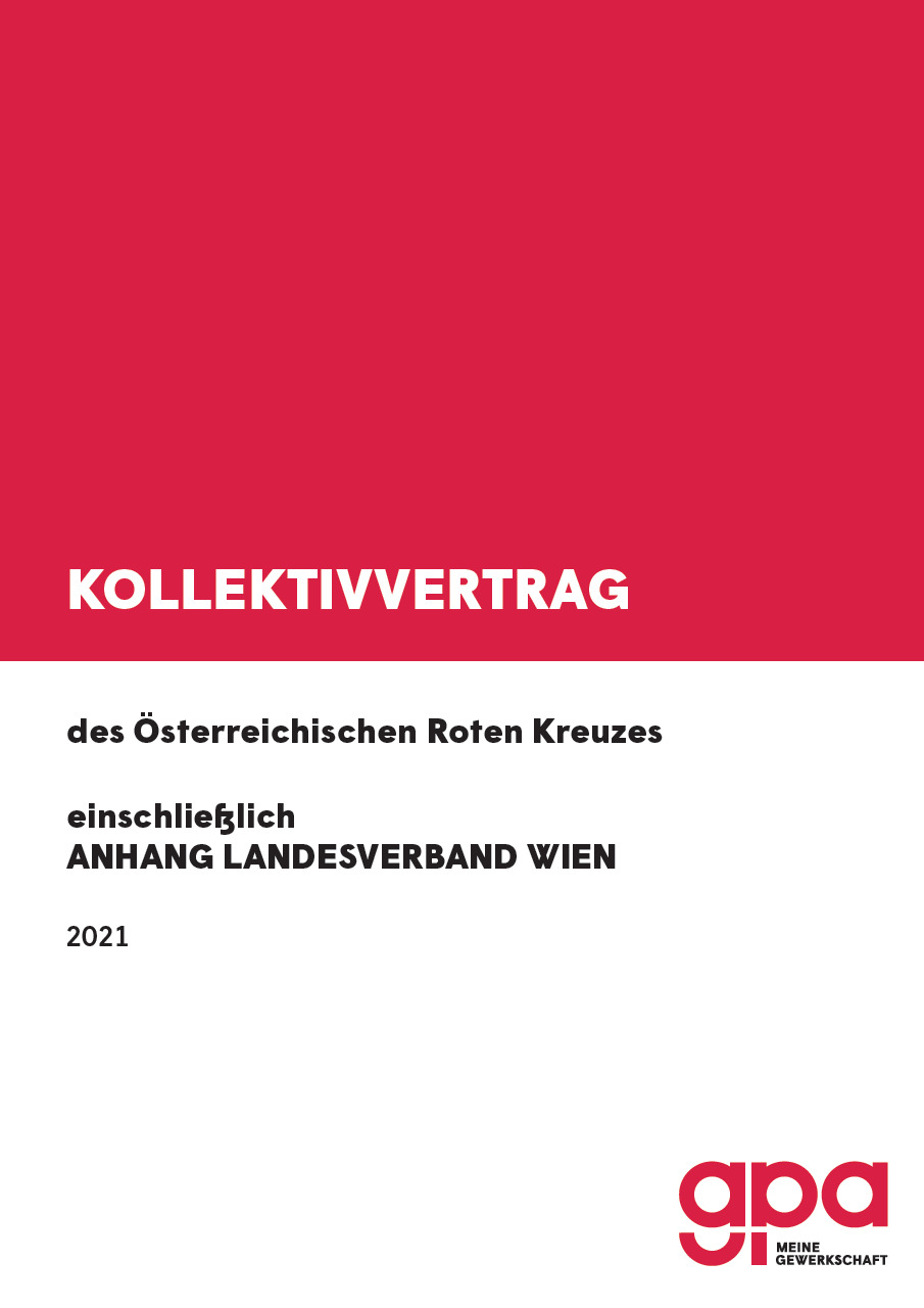 Kollektivvertrag 2021 des Österreichischen Roten Kreuzes
