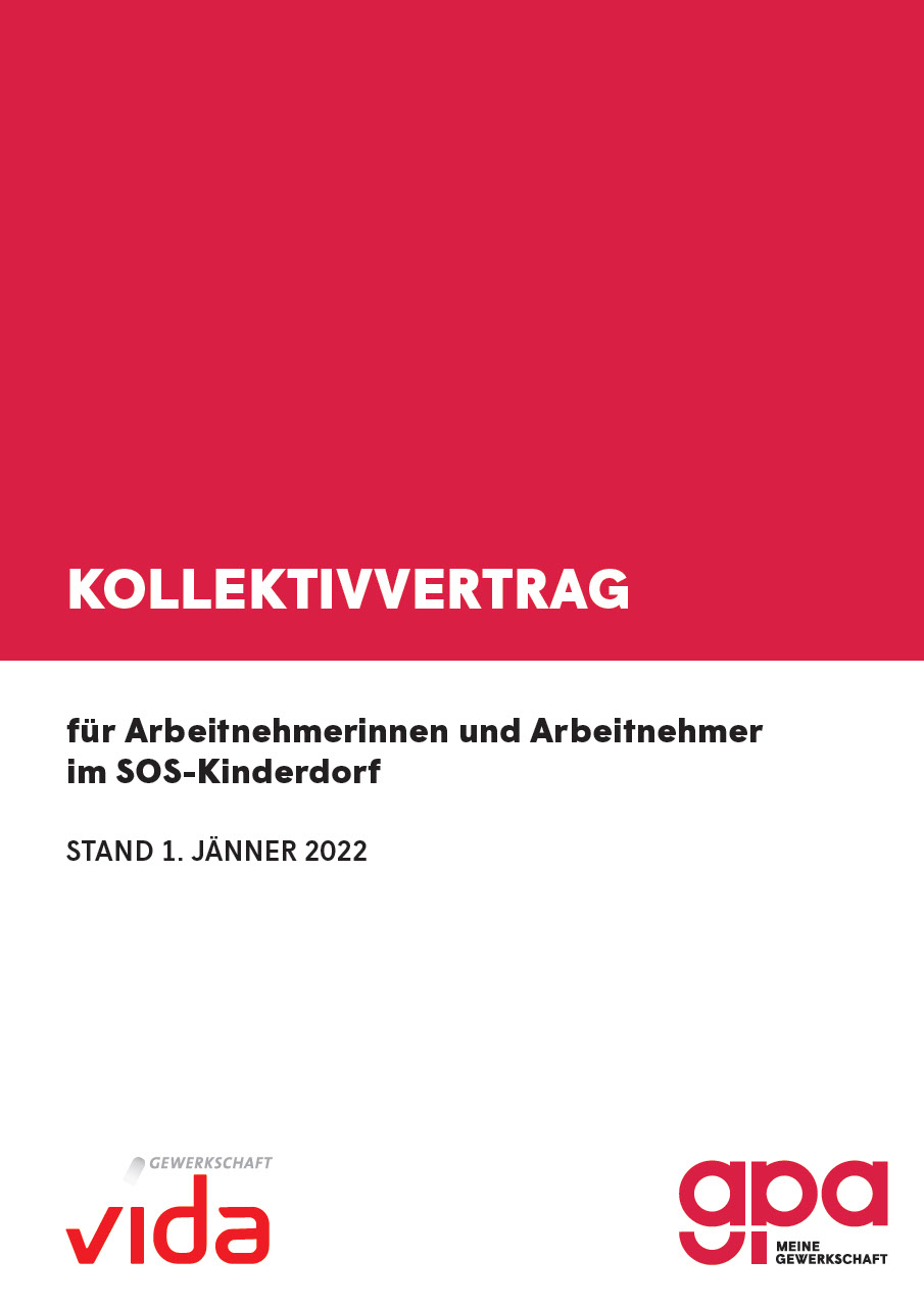 Kollektivvertrag für Arbeitnehmerinnen und Arbeitnehmer im SOS-Kinderdorf  2022