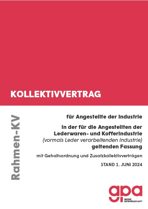Kollektivvertrag 2024 für Angestelle der Lederwaren- und Kofferindustrie