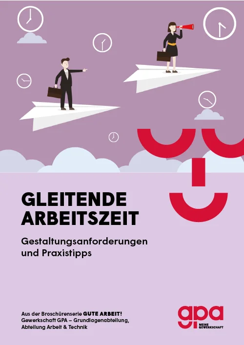 Broschüre "Gleitende Arbeitszeit"