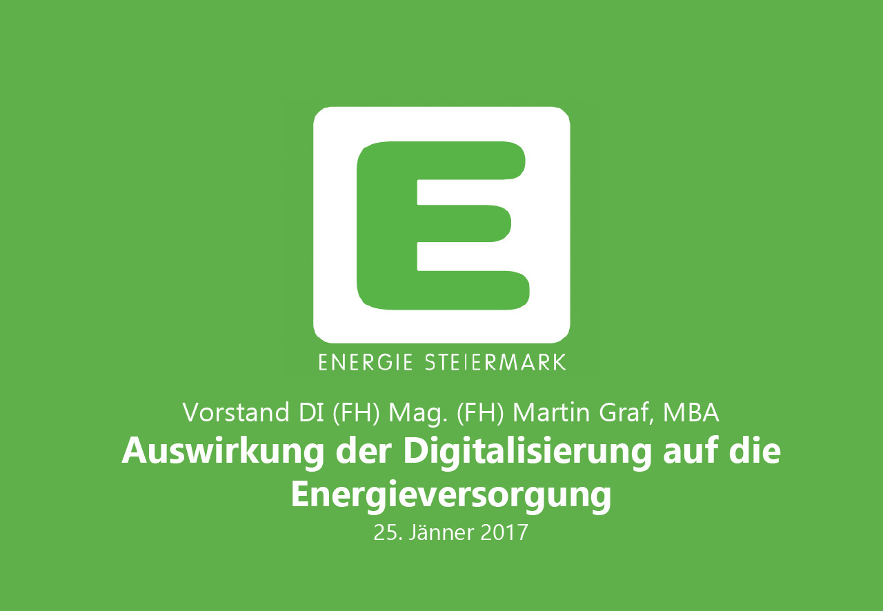 Martin Graf (Energie Stmk): Industrie 4.0 in der Praxis