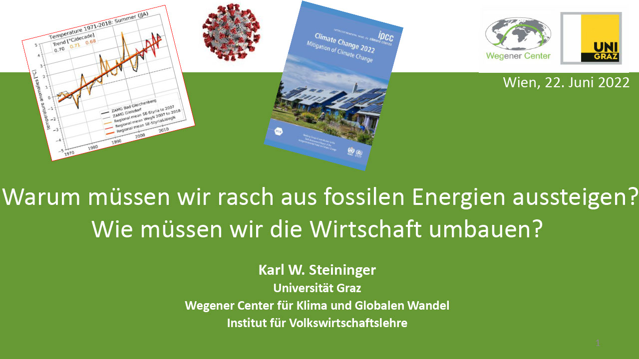Univ.-Prof. Dr. Karl W. Steininger