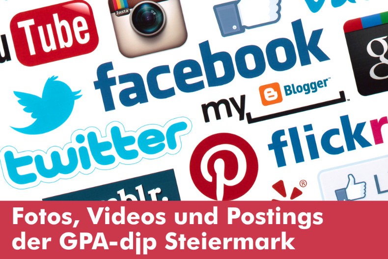 Fotos, Videos und Postings der GPA Steiermark