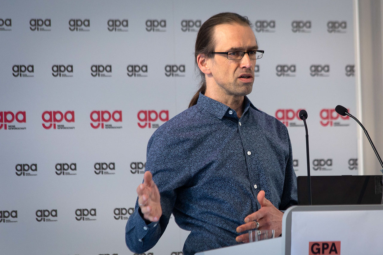 David Mum, Gewerkschaft GPA
