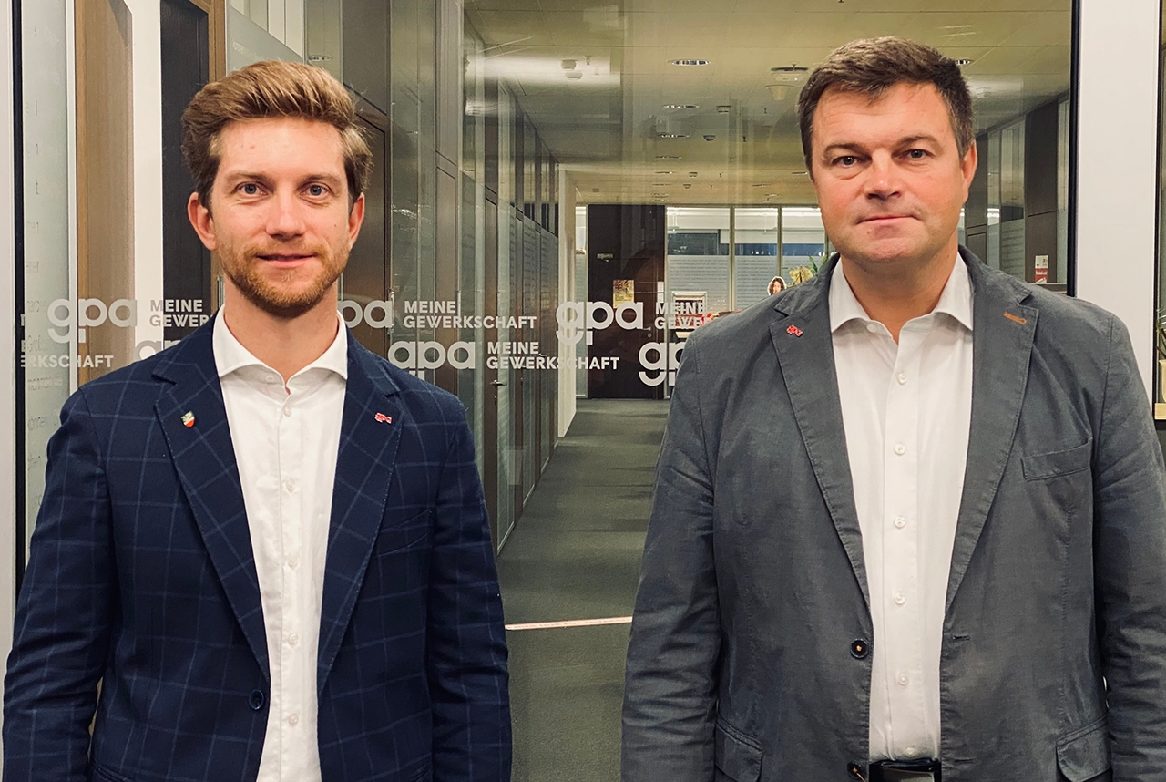 Gottfried Lichtenberger (links) und Wolfgang Gerstmayer