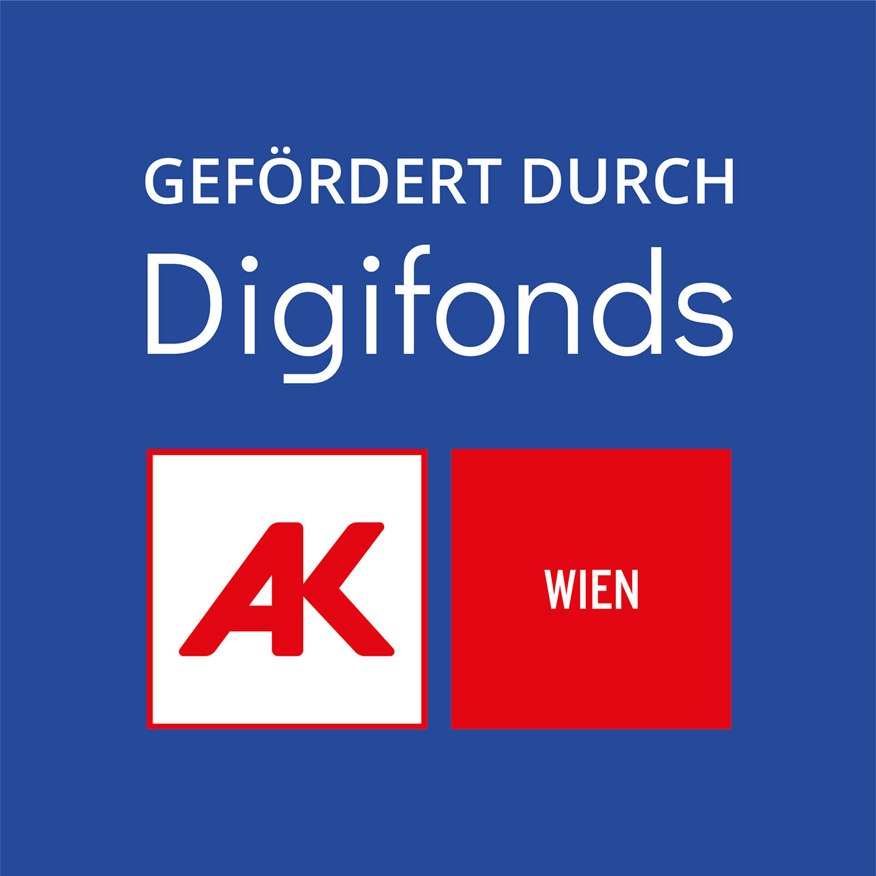 Logo für Förderprojekte des AK-Digifonds